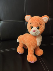 IMG_20220410_205050.jpg (123.01 КБ) 5328 просмотров Плюшевый рыжуля! Вязала кошечку, но кто-то говорит,что больше на лису похожа!<br />Мои любимые он-лайны от Натальи Дерюгиной!