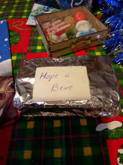 Очень тронула специальная Посылочка нашим кошшечкам.