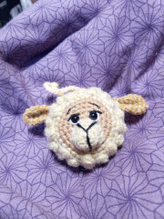 Чудесная овечка получается по МК мастера Наталья Балык <br /> Вязалось в теплой и дружной компании в онлайне