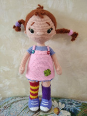 Кукла ПЕППИ Длинный Чулок вязала со Светланой Максименко