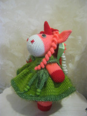 2-я ЕДИНОРОЖКА (Моя разработка) 1.jpg (172.16 КБ) 692 просмотра 2-я Единорожка. А эту я связала уже для себя. Чтобы глаз радовался (2021)