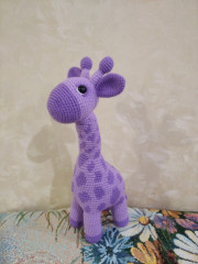 2-й Жирафик по Ксюшиному рисунку (2021) 2.jpg (154.84 КБ) 692 просмотра В результате, пятнышки, конечно же, получились не круглые, но ведь и у живых жирафиков они тоже разных конфигураций и размеров.