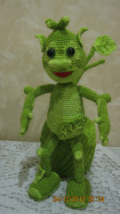 Лешик. Вязала на Сатилине в 2016-м.<br />Тогда я ещё не умела правильно подбирать ниточки.