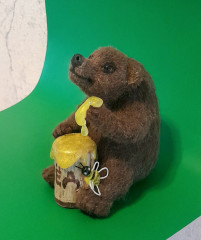По МК Татьяны Коротких "Букет медвежат"