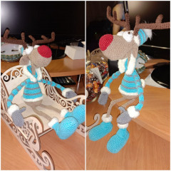 20201228_203923.jpg (274.68 КБ) 5650 просмотров Олень новогодний мк взят с просторов инета, автора я не знаю