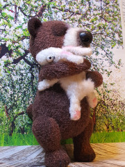 20220419_094341.jpg (402.17 КБ) 4732 просмотра Мой ласковый и нежный зверь. Мастер класс Марии Ламбиной.