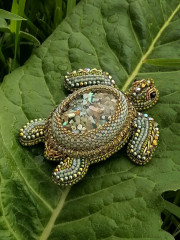 IMG_20210625_180155.jpg (260.61 КБ) 12132 просмотра Черепаха из бисера.