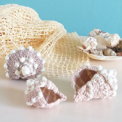 20220405_103223_edited.jpeg (109.23 КБ) 5651 просмотр Ракушки, связаны крючком.<br />Мк в свободном доступе.