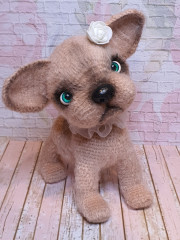 20220629_140159.jpg (228.46 КБ) 6370 просмотров Бульдожка Кнопочка. Мастер класс Евгении Климович.