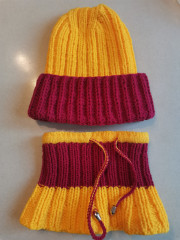 IMG_20230108_113911.jpg (224.86 КБ) 9983 просмотра шапочка и снуд ,связала дочке