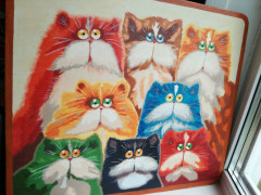 IMG_20230809_143659.jpg (238.84 КБ) 18892 просмотра А чего ж не попробовать порисовать, понятно, коты, кто же еще нас вдохновляет?