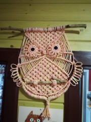 IMG_20230809_143533.jpg (211.86 КБ) 18892 просмотра Макраме, долго я боялась за него браться, но! Чего же не попробовать? Сказано - сделано!