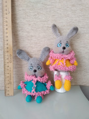 Зайка в шубке(1).jpg (213.1 КБ) 8234 просмотра Зайки с ножками болтушками.